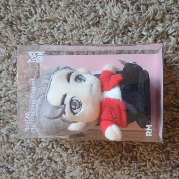 BTS TinyTan Plush Sitting Magnet Set of 3 Members: RM, V, Jimin - unopened - Picture 5 of 16